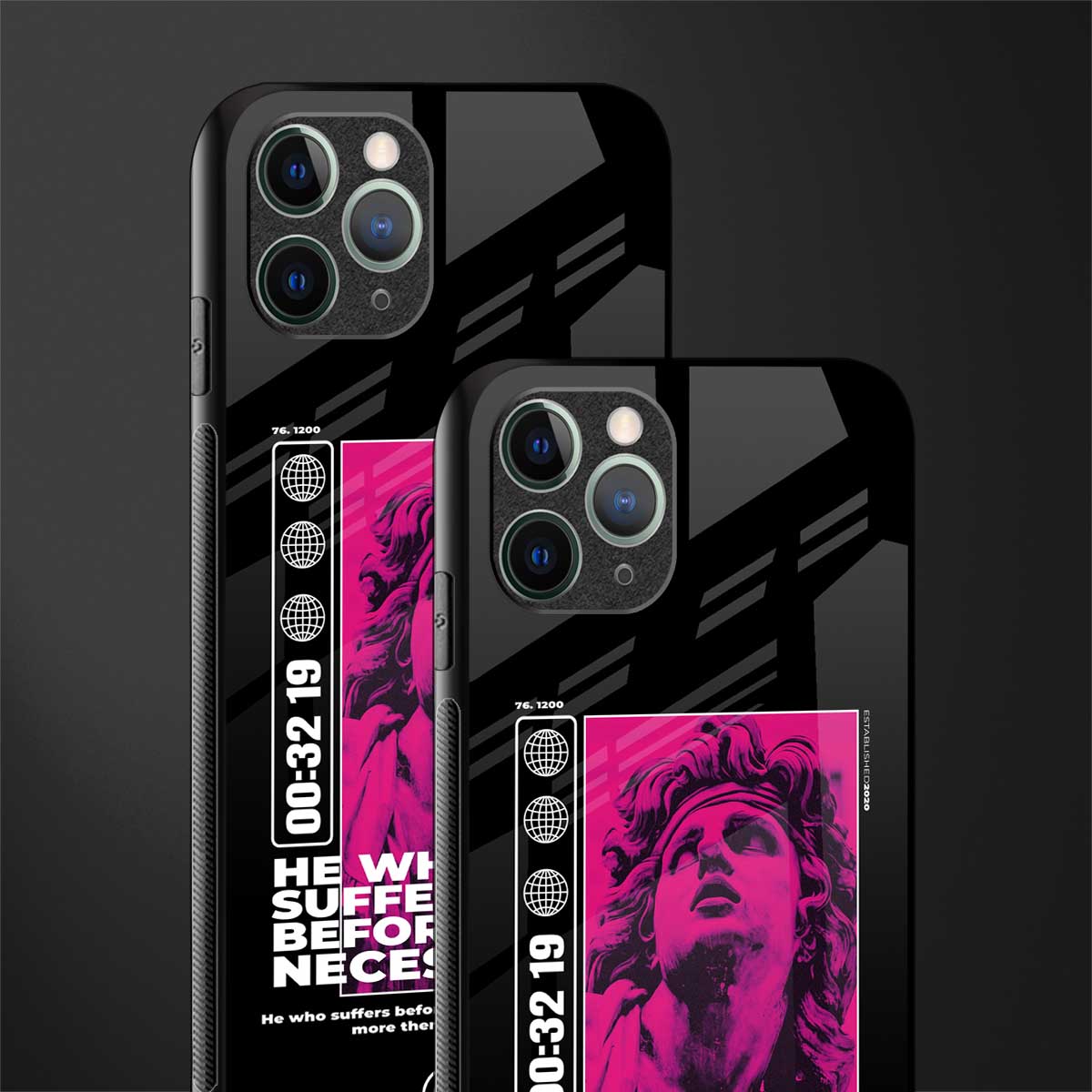 he who suffers glass case for iphone 11 pro image-2