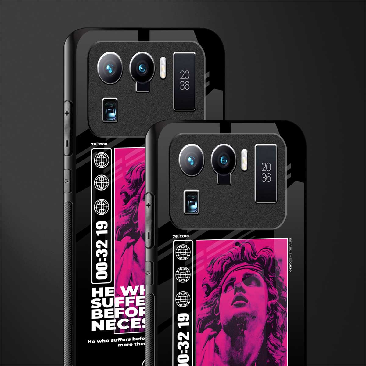 he who suffers glass case for mi 11 ultra 5g image-2