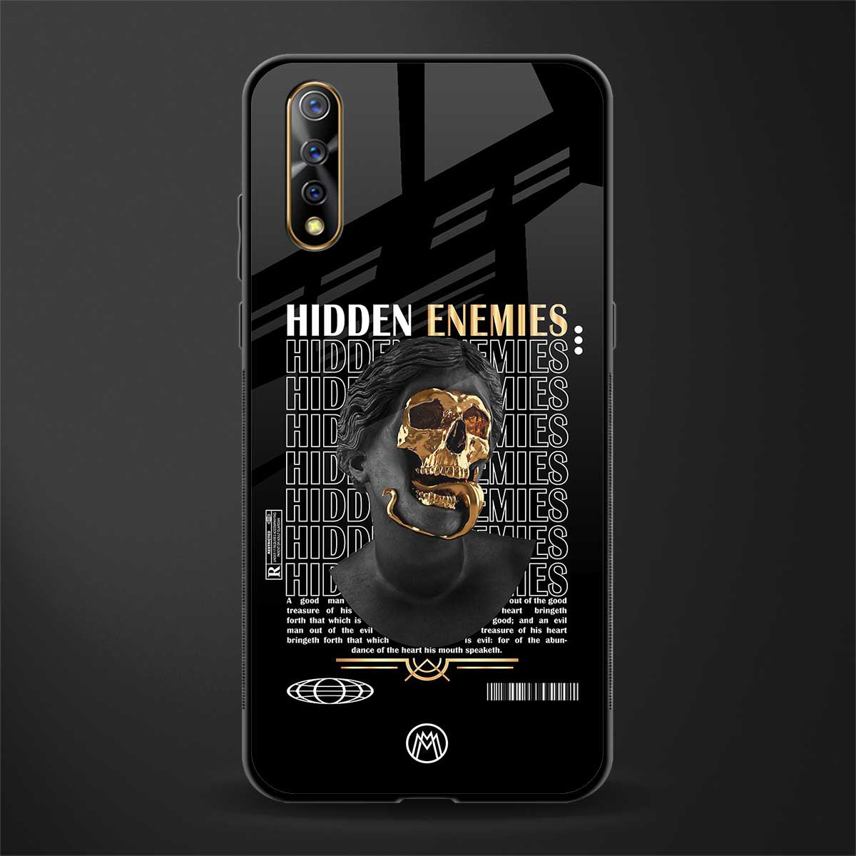 hidden enemies glass case for vivo z1x image