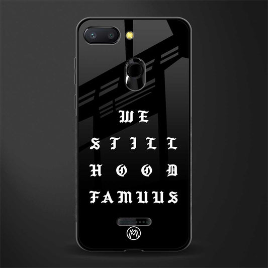 hood famous phone cover for redmi 6