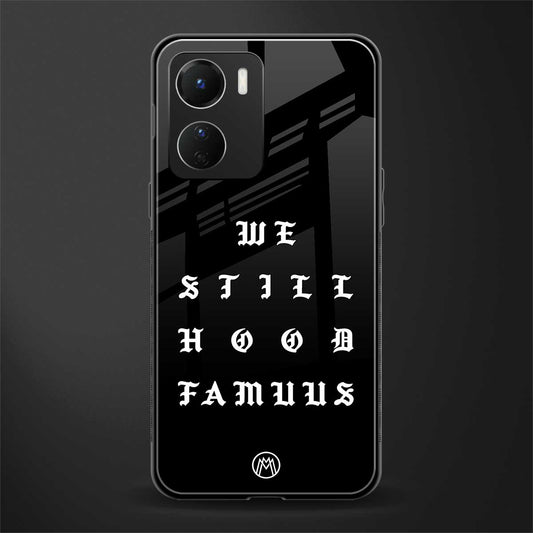 hood famous back phone cover | glass case for vivo y16