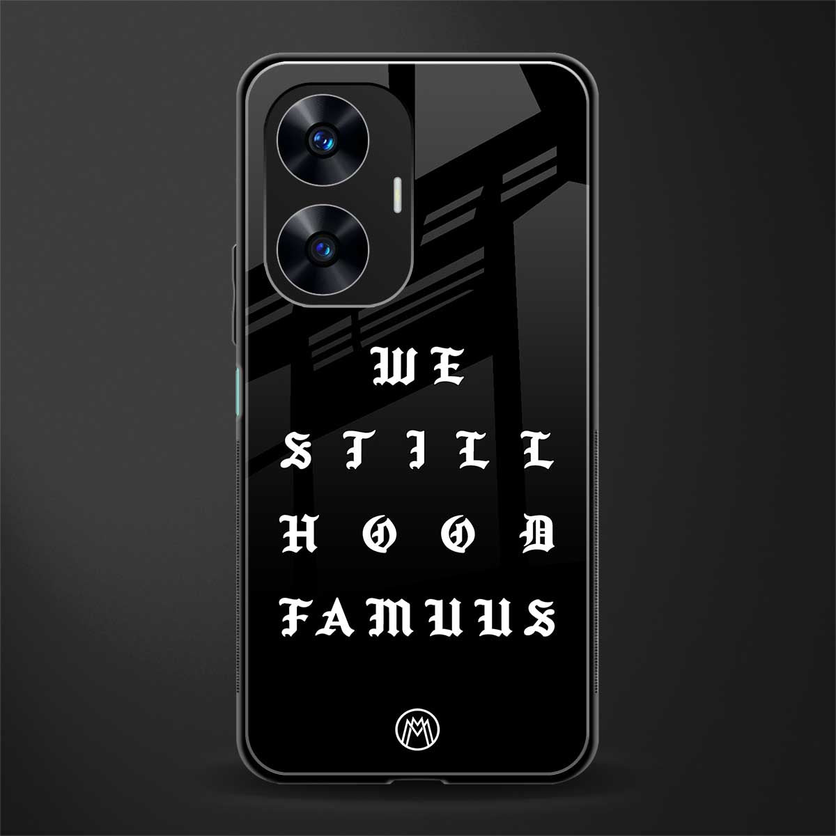 hood famous back phone cover | glass case for realme c55