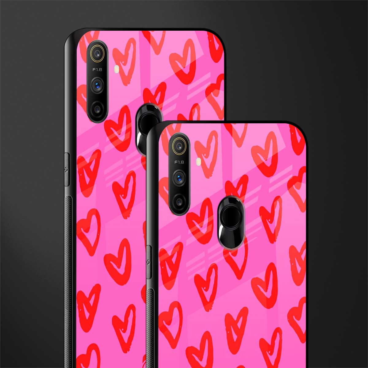 hot pink soul glass case for realme narzo 20a image-2
