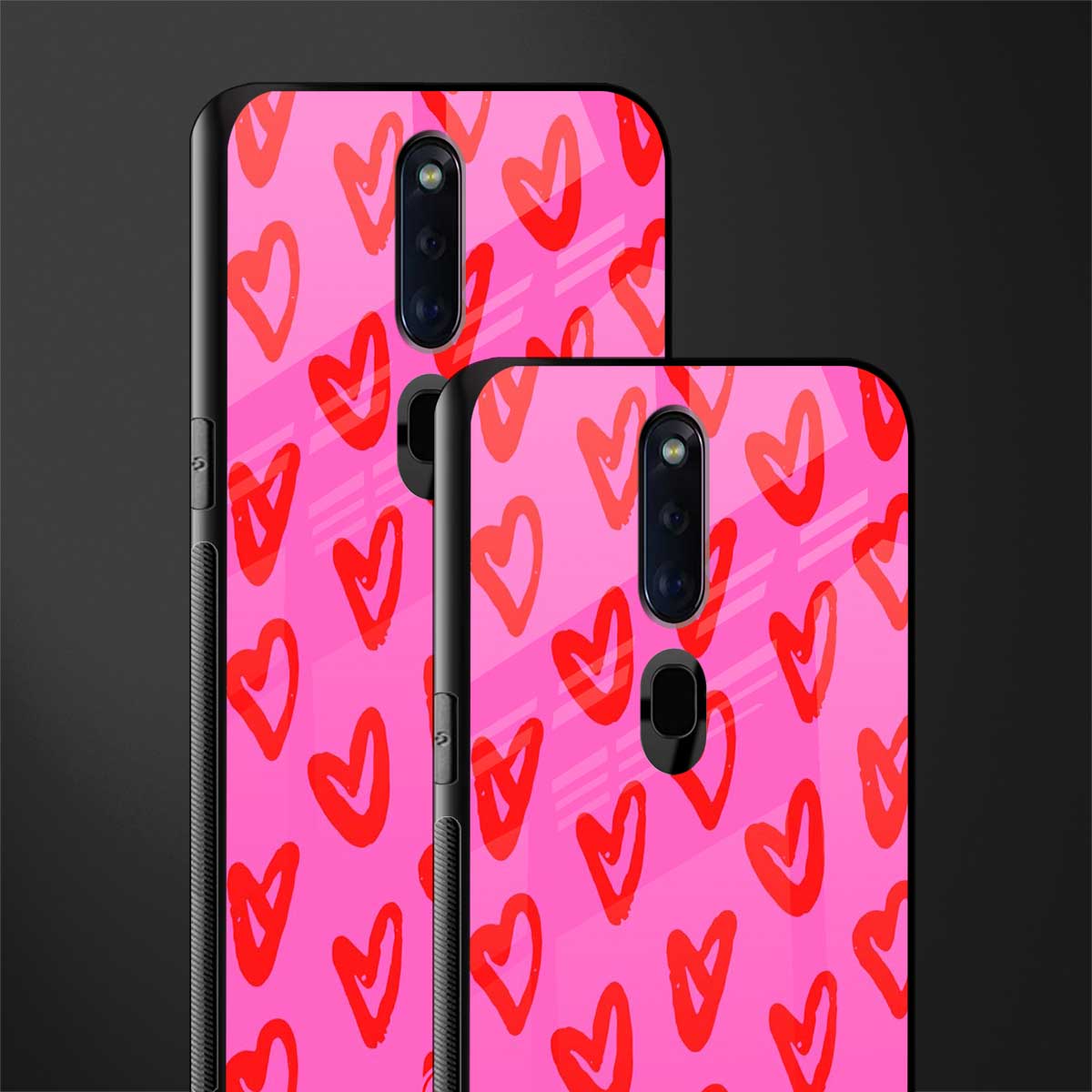 hot pink soul glass case for oppo f11 pro image-2