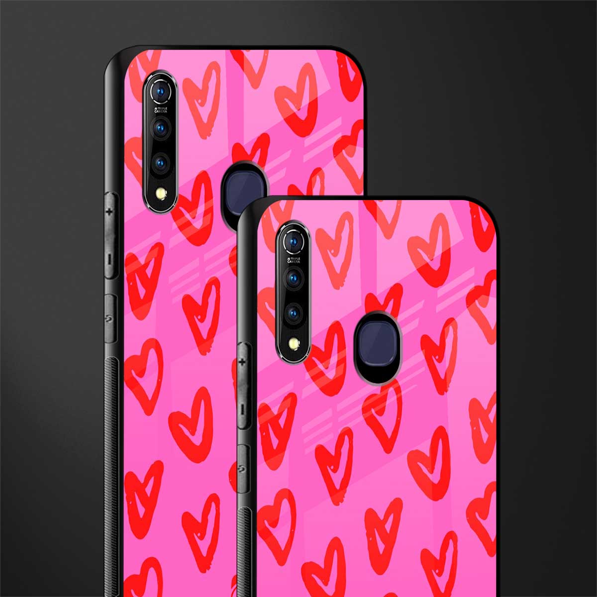 hot pink soul glass case for vivo z1 pro image-2