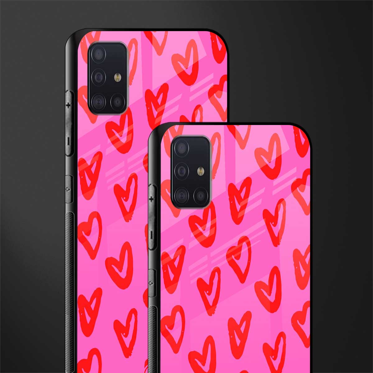 hot pink soul glass case for samsung galaxy a71 image-2