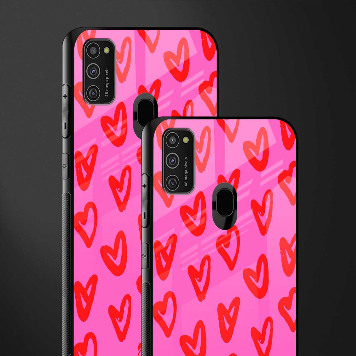 hot pink soul glass case for samsung galaxy m30s image-2