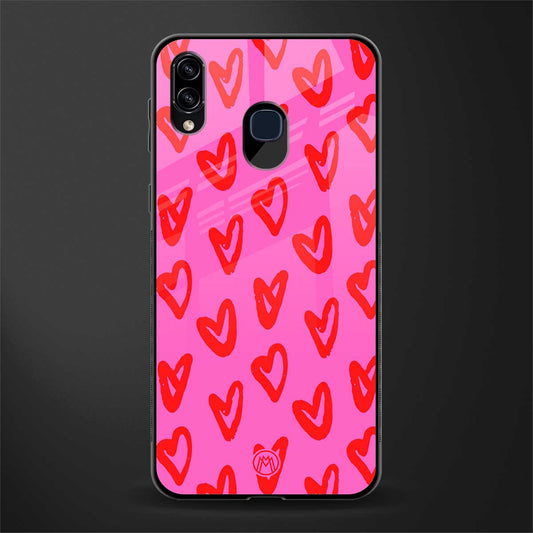 hot pink soul glass case for samsung galaxy a20 image