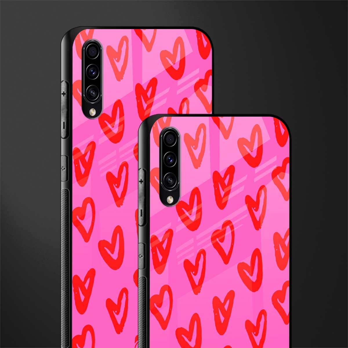 hot pink soul glass case for samsung galaxy a70 image-2