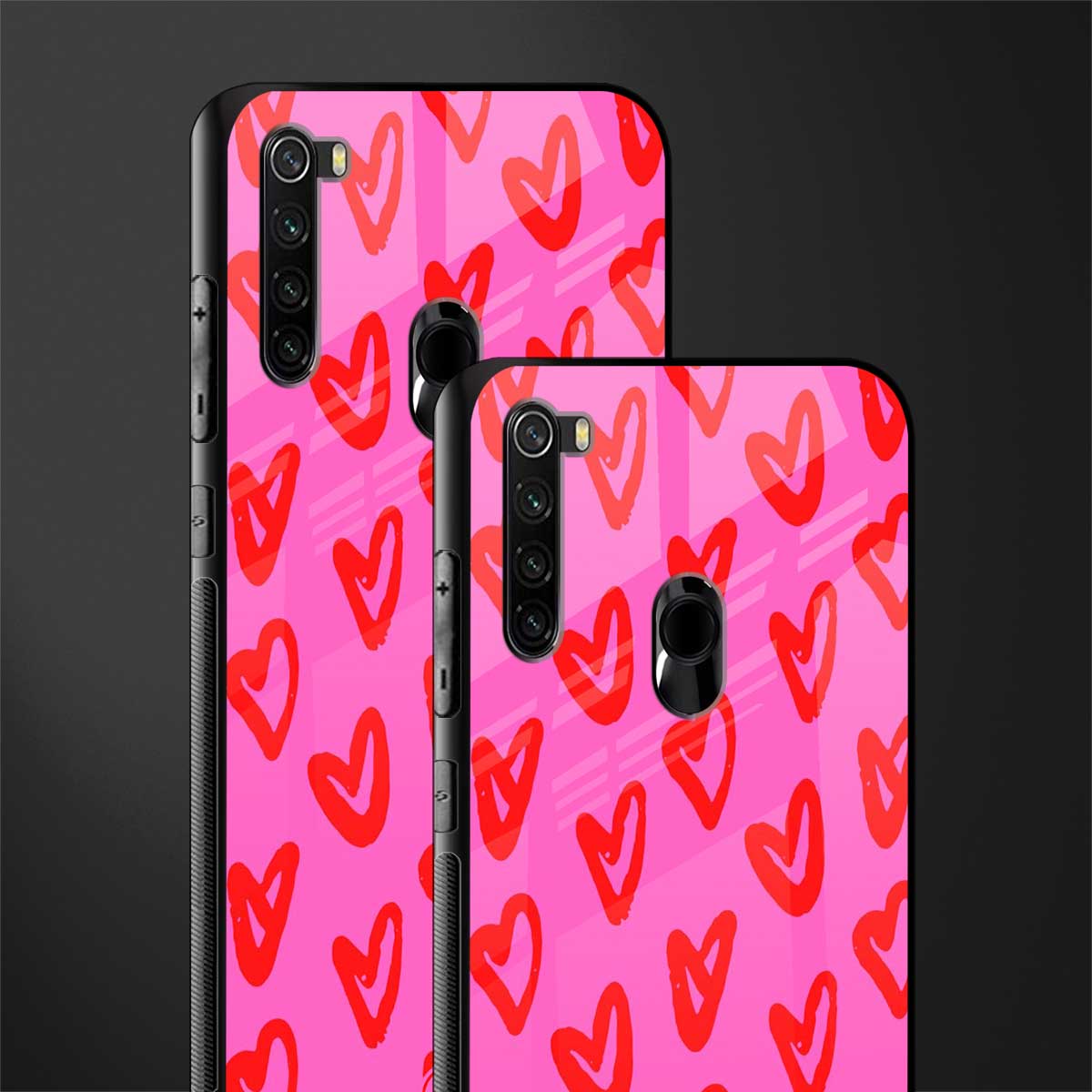 hot pink soul glass case for redmi note 8 image-2