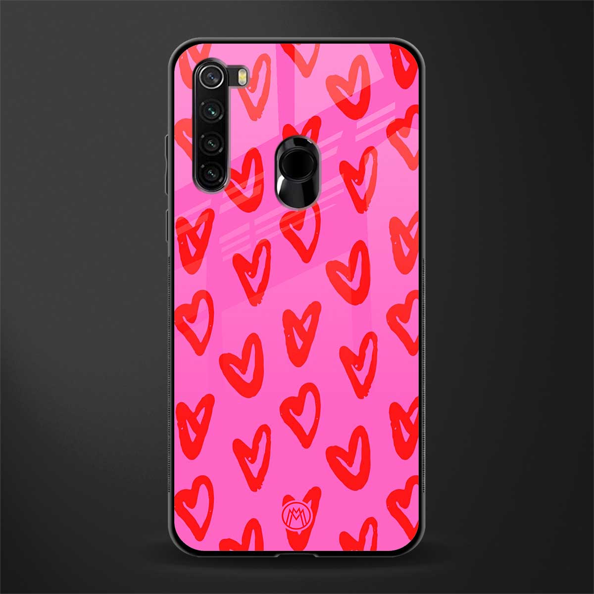 hot pink soul glass case for redmi note 8 image