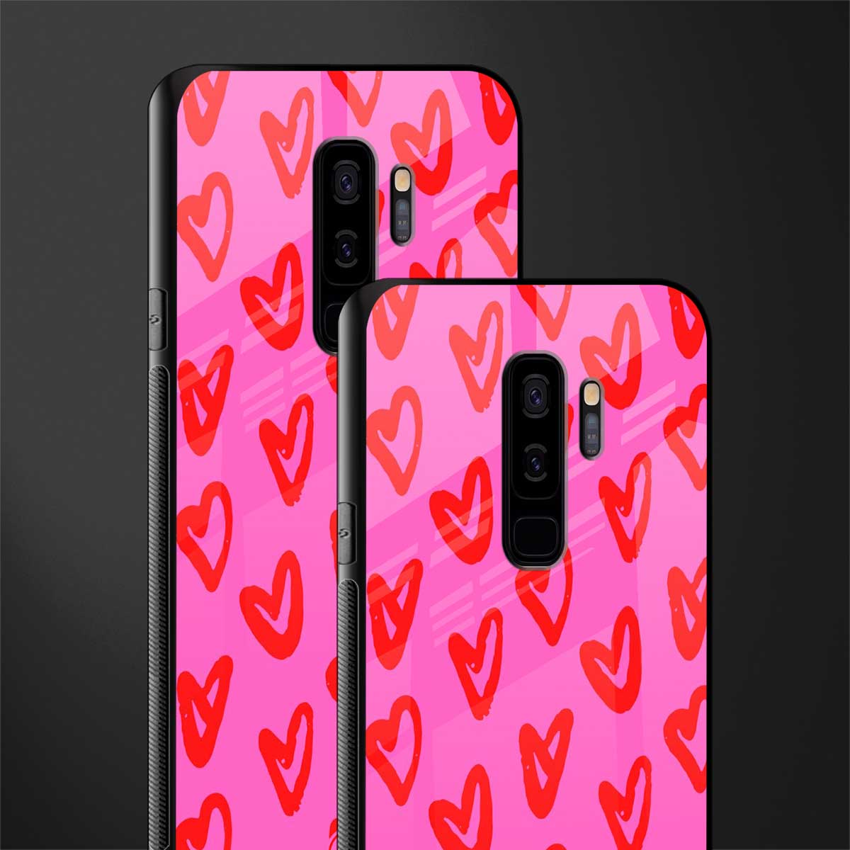 hot pink soul glass case for samsung galaxy s9 plus image-2