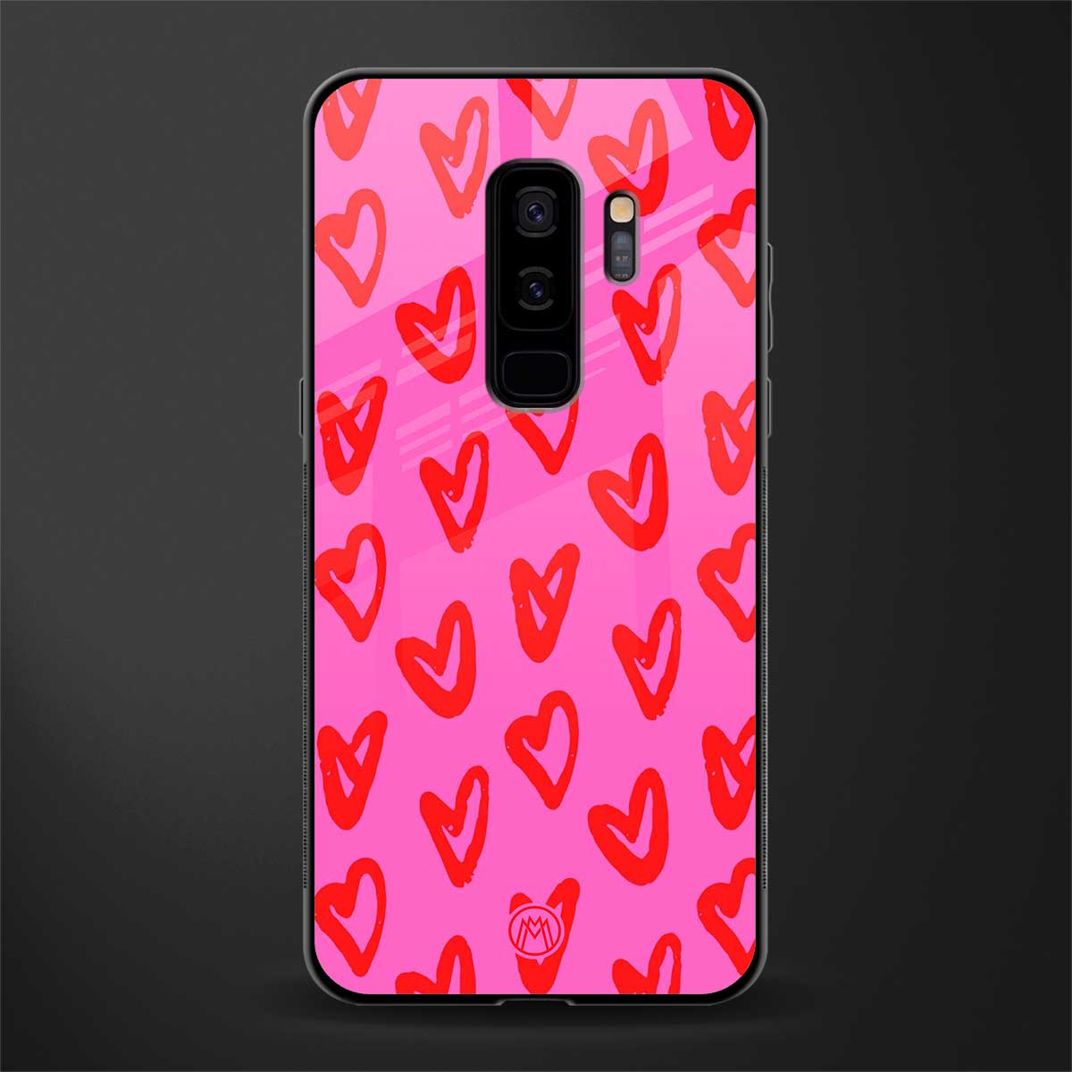 hot pink soul glass case for samsung galaxy s9 plus image