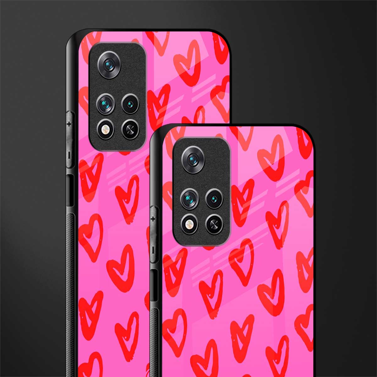 hot pink soul glass case for poco m4 pro 5g image-2