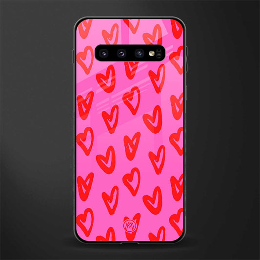 hot pink soul glass case for samsung galaxy s10 plus image