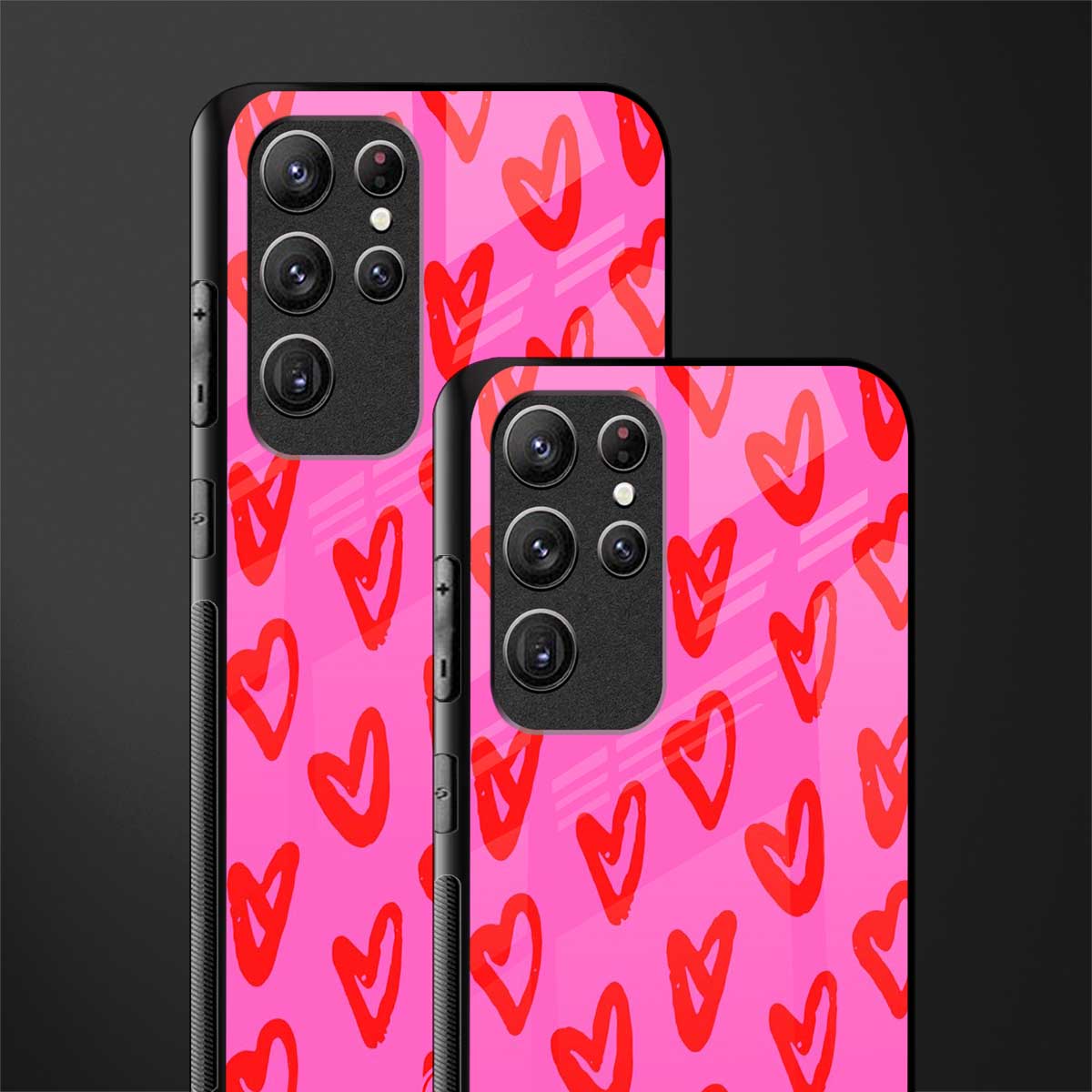 hot pink soul glass case for samsung galaxy s21 ultra image-2