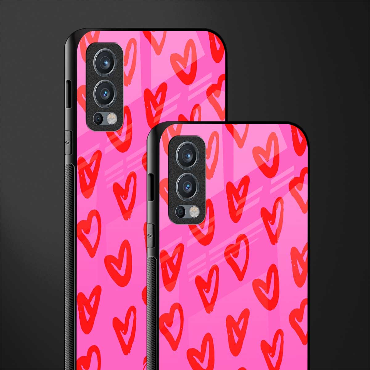 hot pink soul glass case for oneplus nord 2 5g image-2