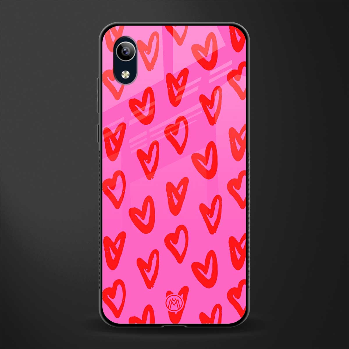 hot pink soul glass case for vivo y90 image
