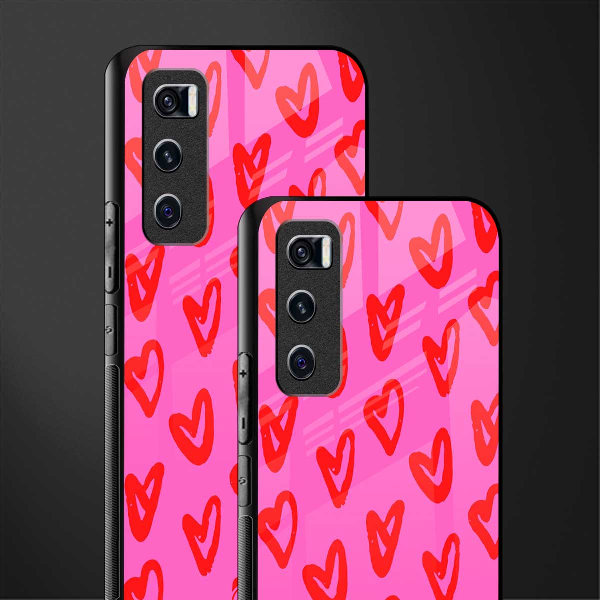 hot pink soul glass case for vivo v20 se image-2