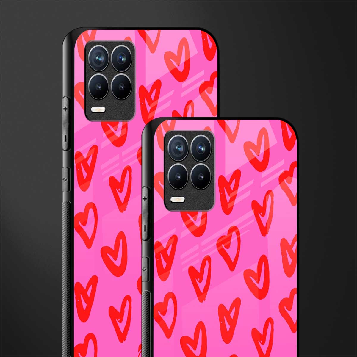 hot pink soul glass case for realme 8 4g image-2