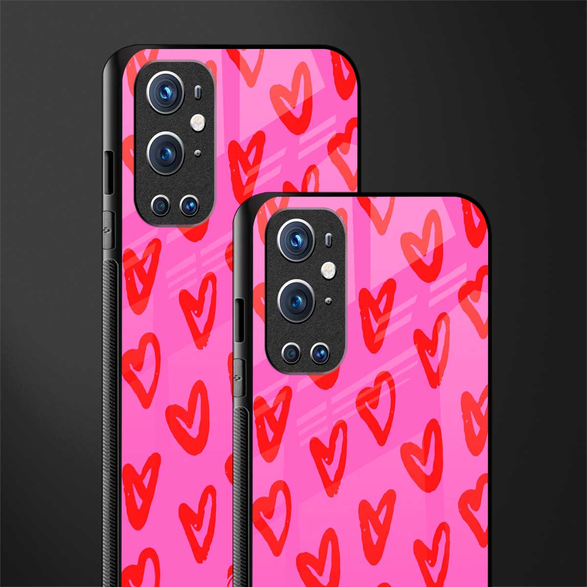 hot pink soul glass case for oneplus 9 pro image-2