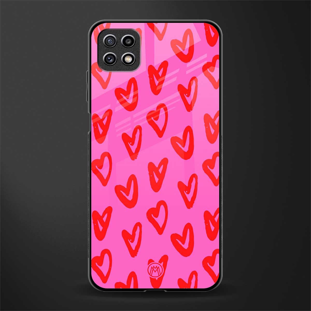 hot pink soul glass case for samsung galaxy a22 5g image
