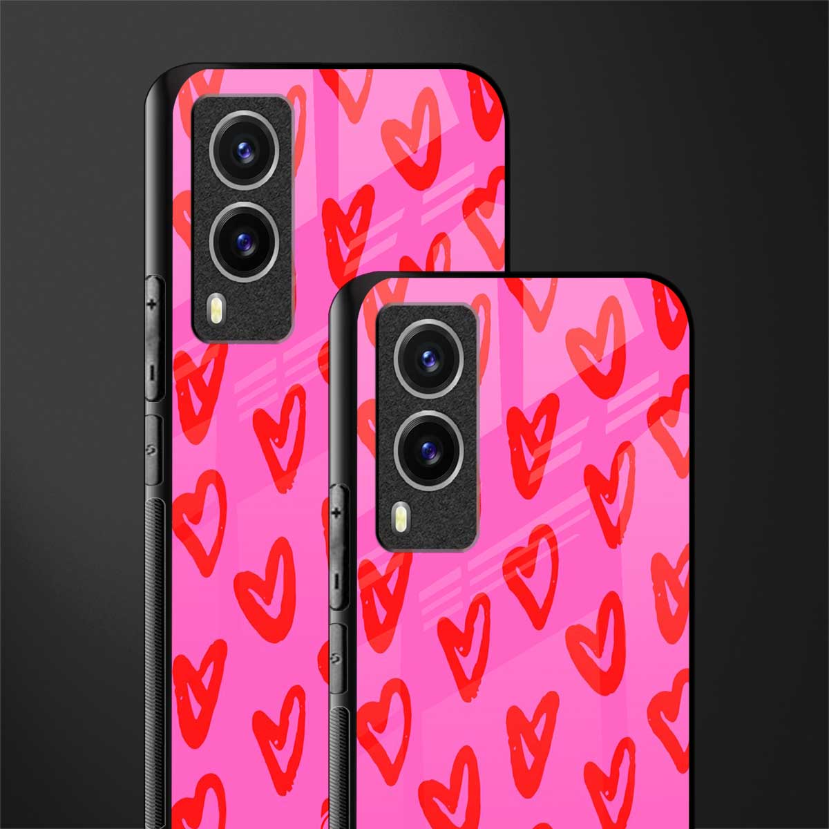 hot pink soul glass case for vivo v21e 5g image-2