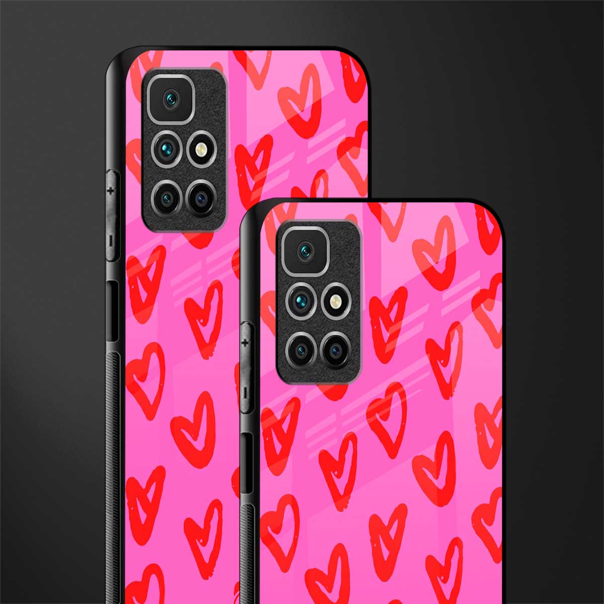 hot pink soul glass case for redmi 10 prime image-2