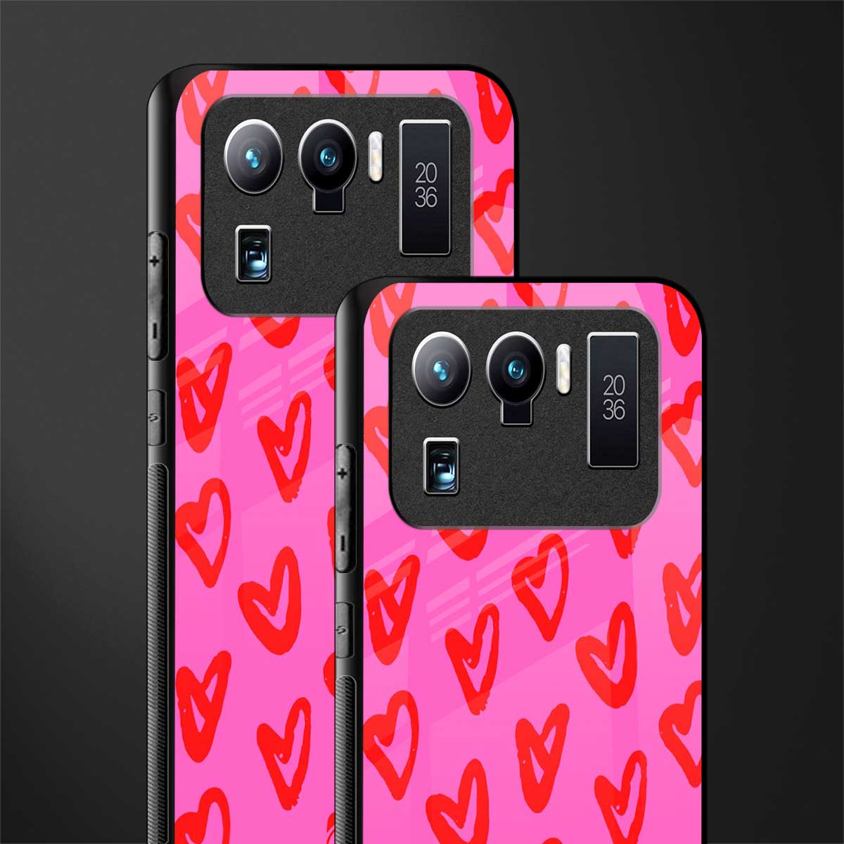 hot pink soul glass case for mi 11 ultra 5g image-2