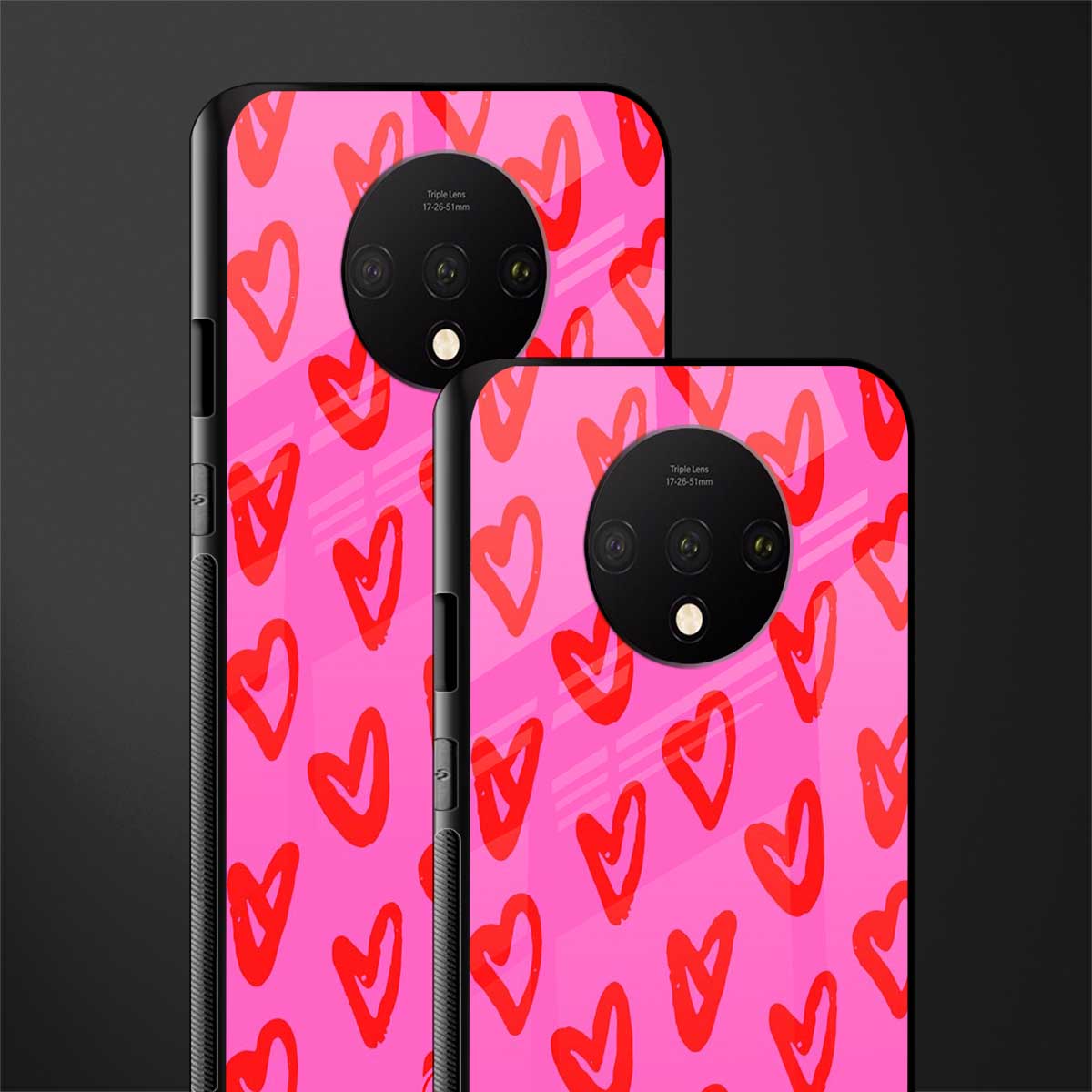 hot pink soul glass case for oneplus 7t image-2