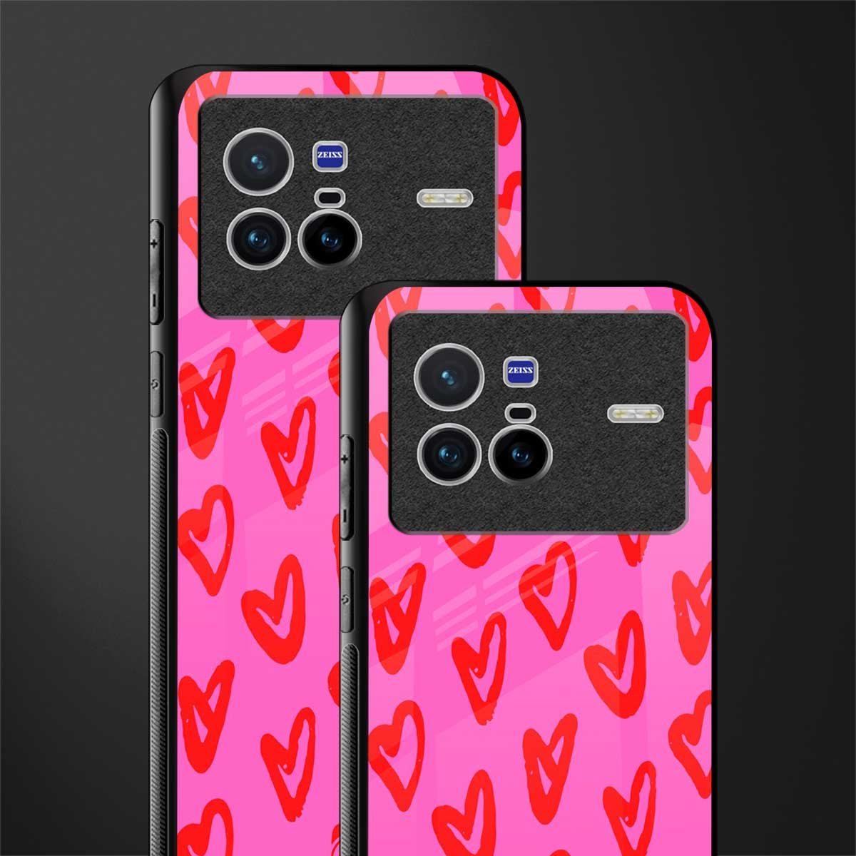 hot pink soul glass case for vivo x80 image-2