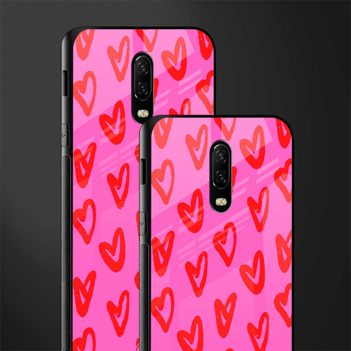 hot pink soul glass case for oneplus 6t image-2