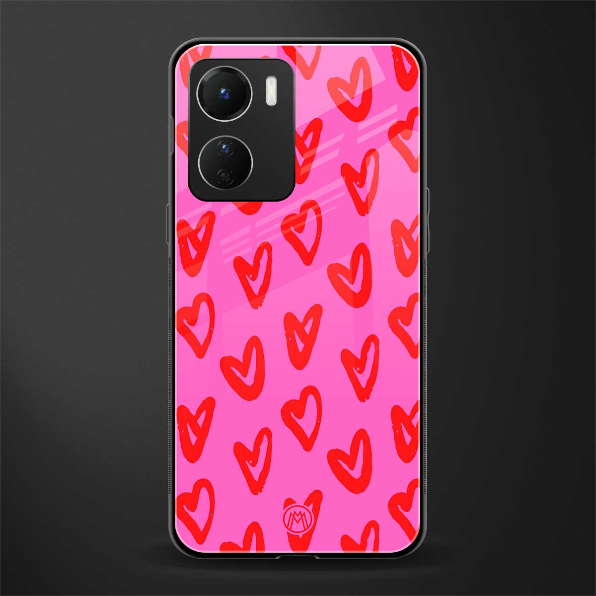 hot pink soul back phone cover | glass case for vivo y16