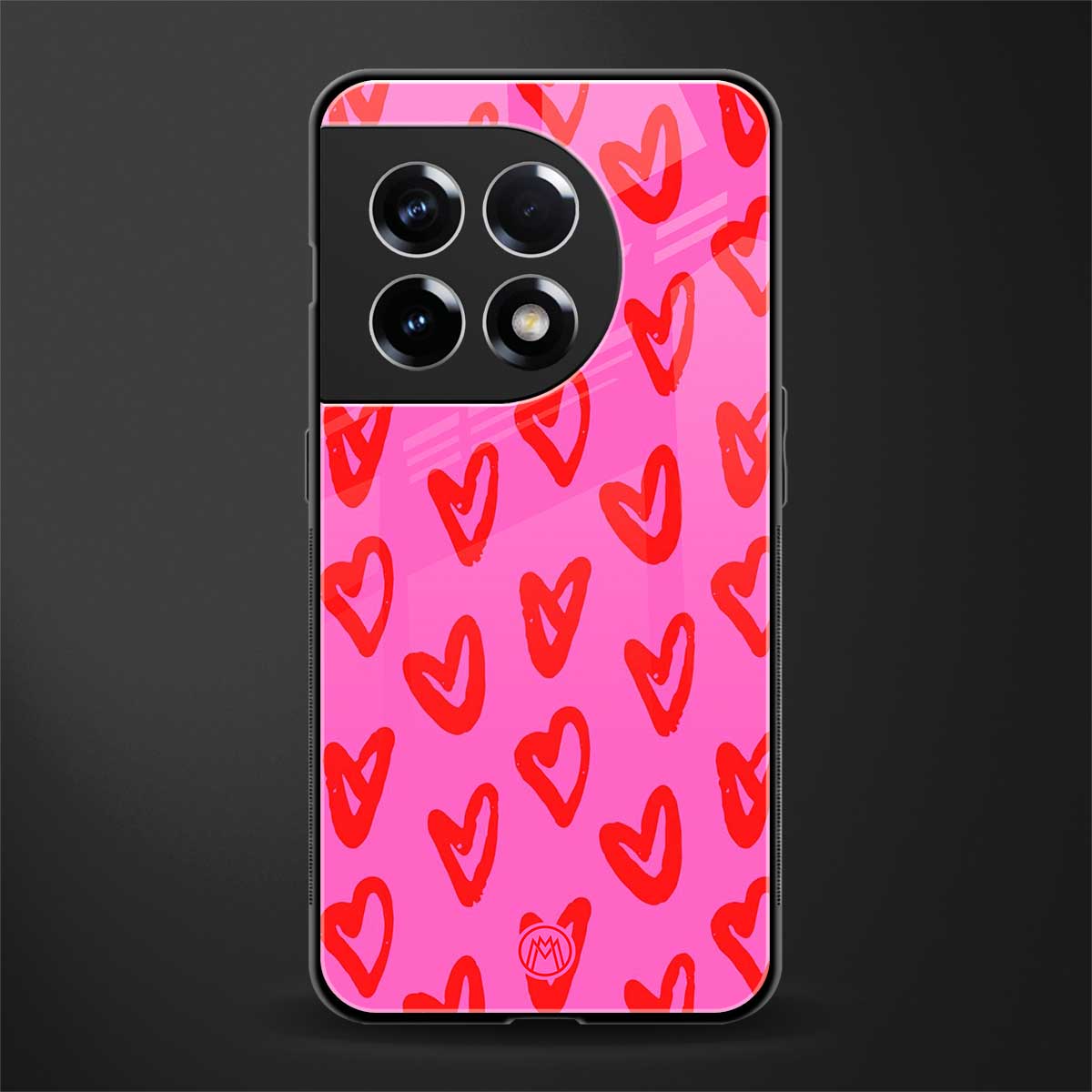 hot pink soul back phone cover | glass case for oneplus 11r