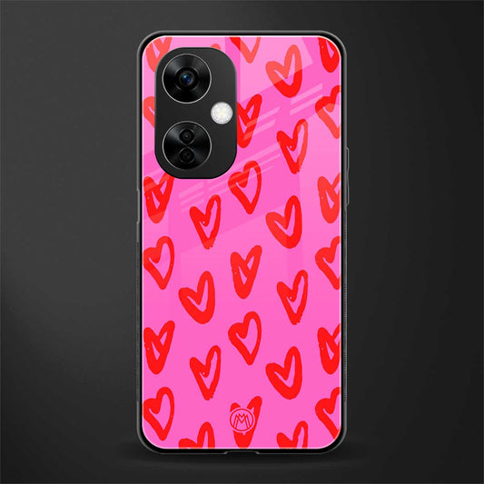hot pink soul back phone cover | glass case for oneplus nord ce 3 lite