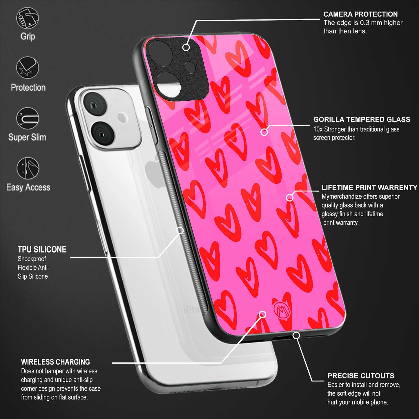 hot pink soul glass case for vivo y15 image-4