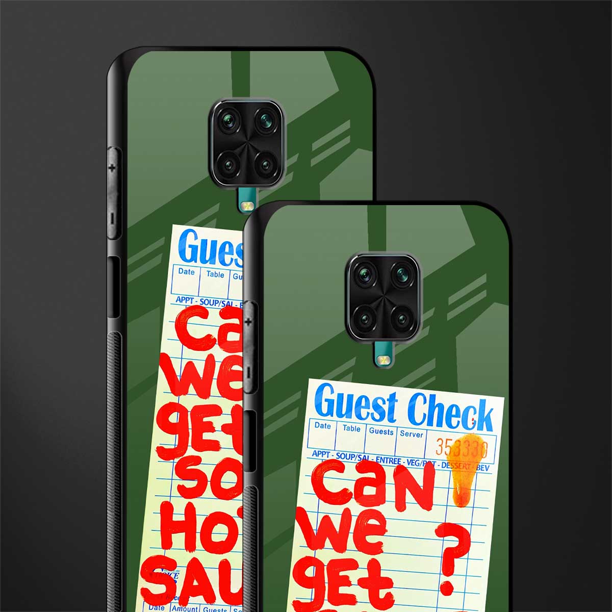 hot sauce glass case for redmi note 9 pro max image-2