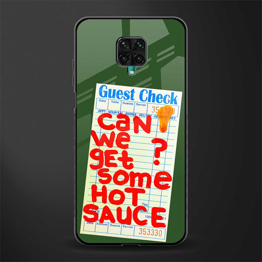 hot sauce glass case for redmi note 9 pro max image
