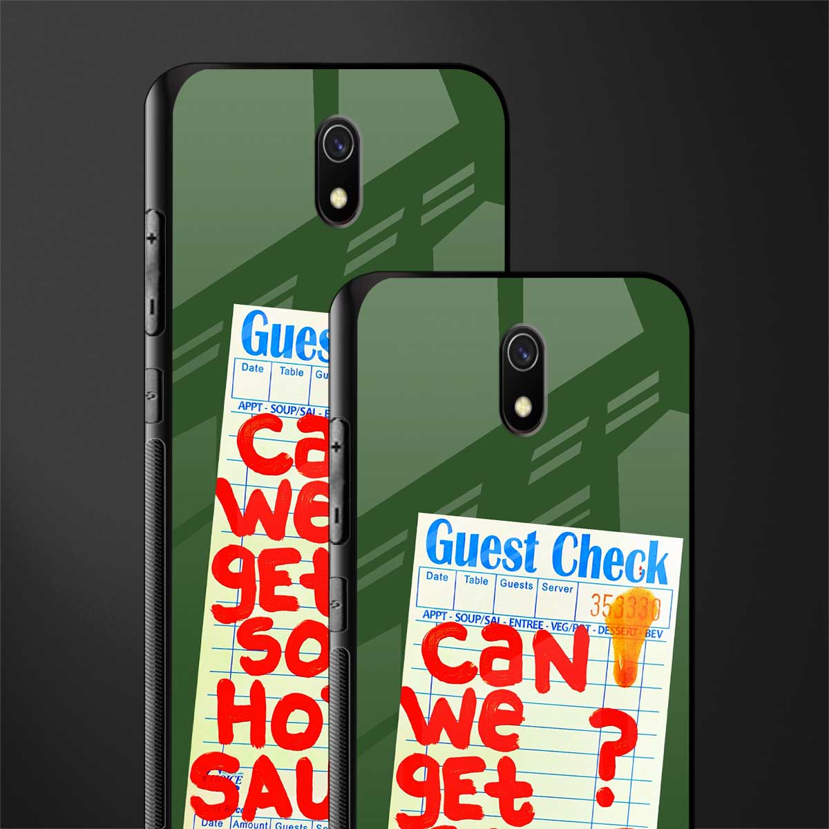 hot sauce glass case for redmi 8a image-2