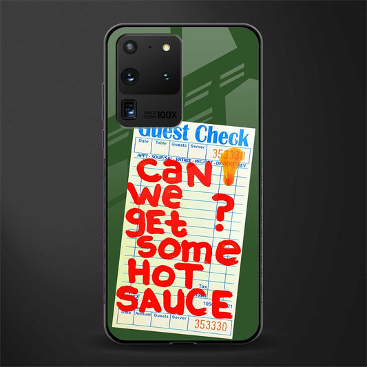 hot sauce glass case for samsung galaxy s20 ultra image