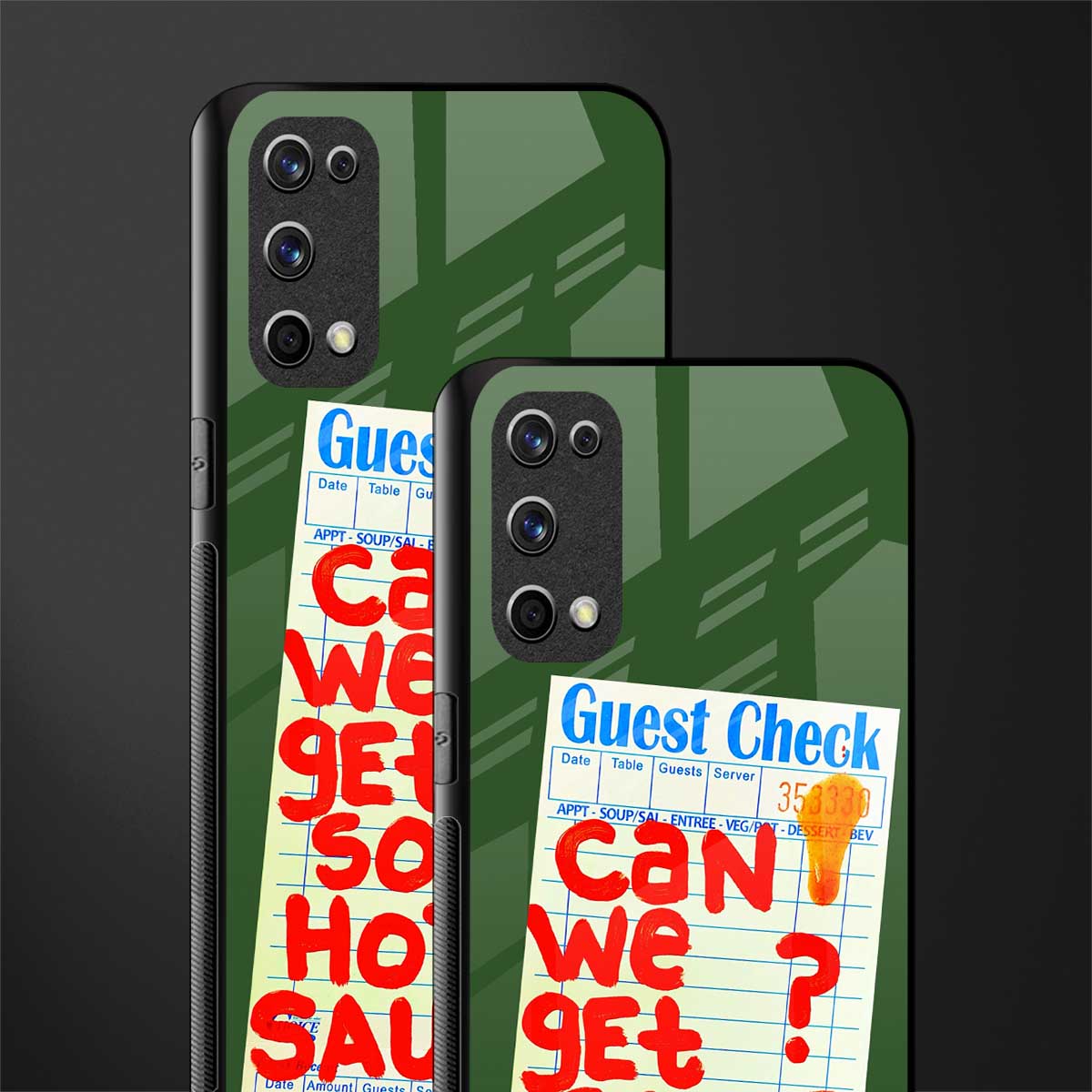 hot sauce glass case for realme x7 pro image-2