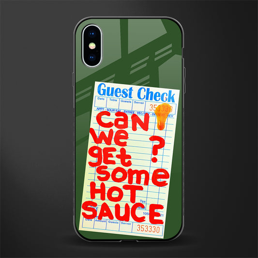 hot sauce glass case for iphone x image