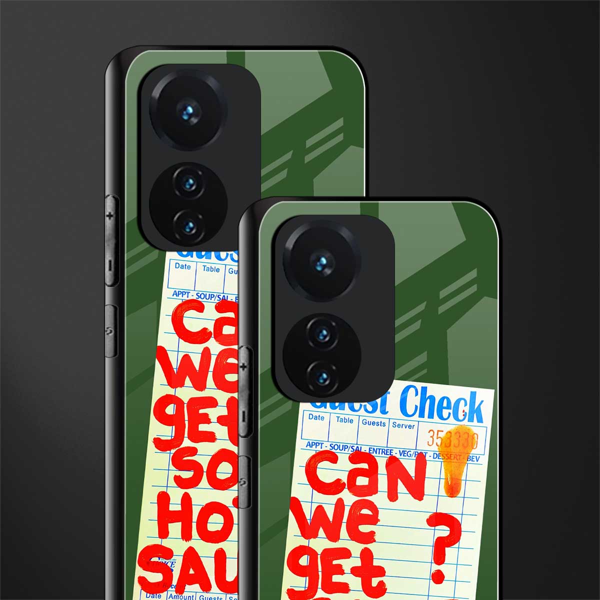 hot sauce back phone cover | glass case for vivo t1 44w 4g