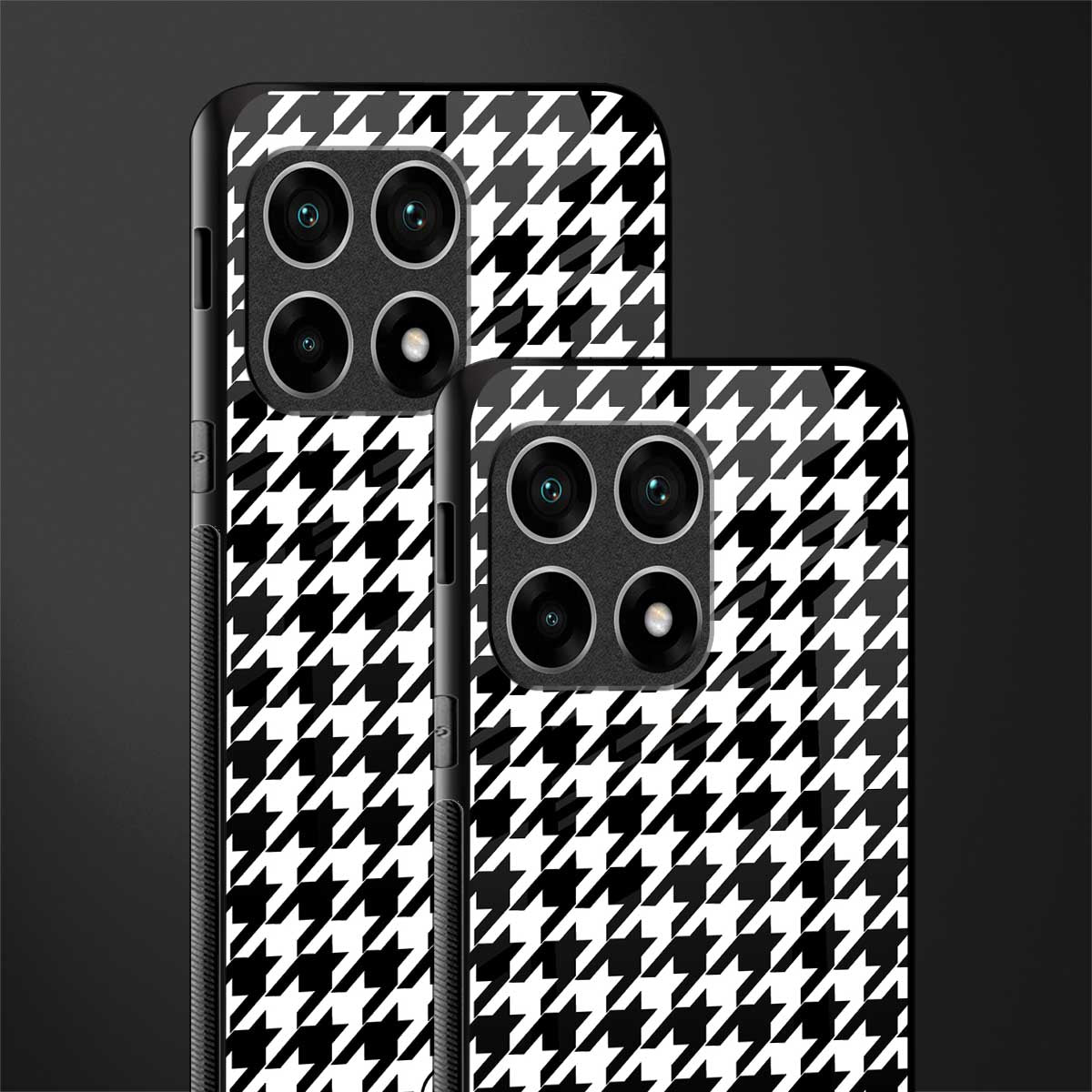 houndstooth classic glass case for oneplus 10 pro 5g image-2