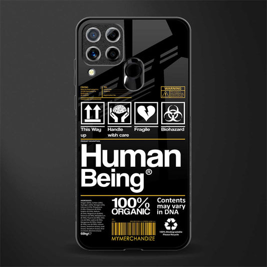 human being label phone cover for realme c15