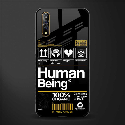 human being label phone cover for vivo s1