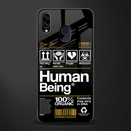 human being label phone cover for samsung galaxy a20