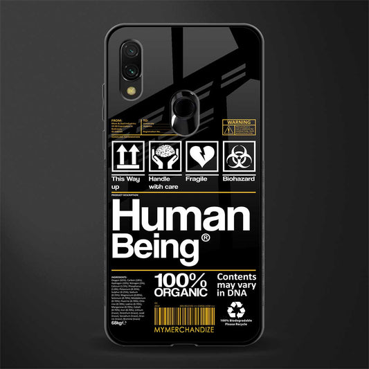 human being label phone cover for redmi note 7 pro