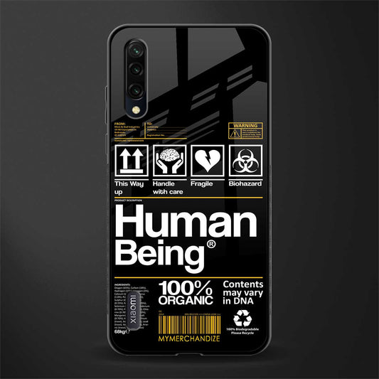 human being label phone cover for mi a3 redmi a3