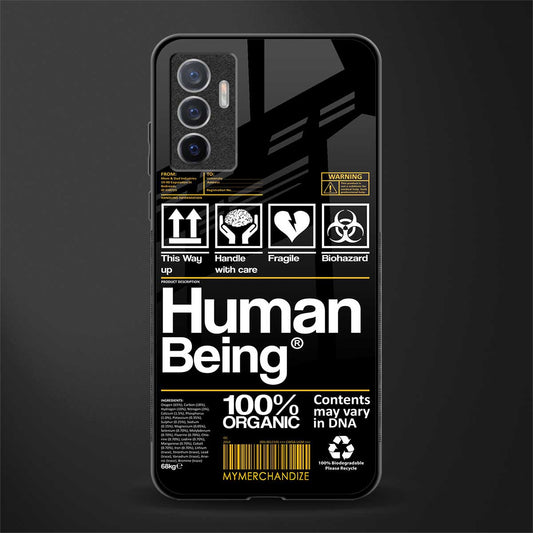 human being label phone cover for vivo v23e